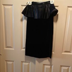 Gunne Sax Black Velvet Skirt